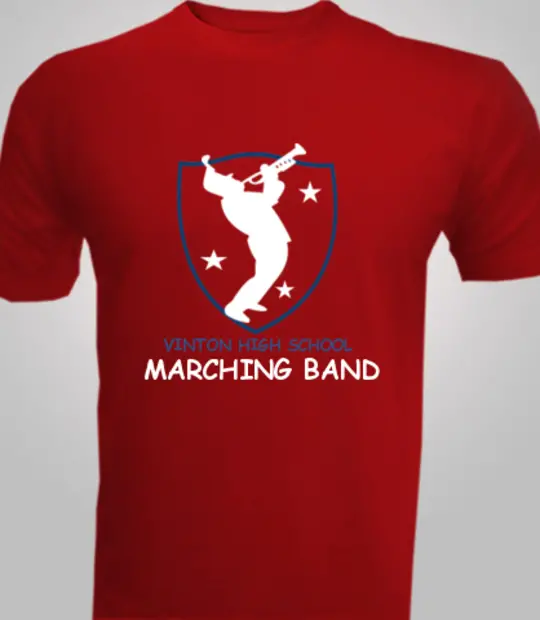 Jarry garcia band 2 Vinton-Marching-Band- T-Shirt