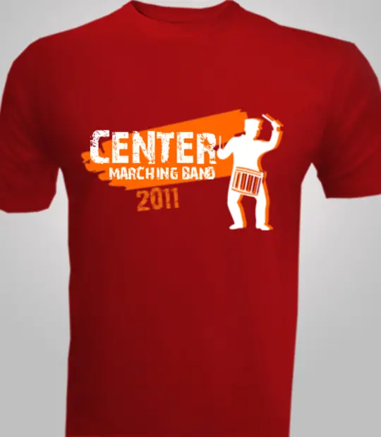 Band Center-Marching-Band- T-Shirt
