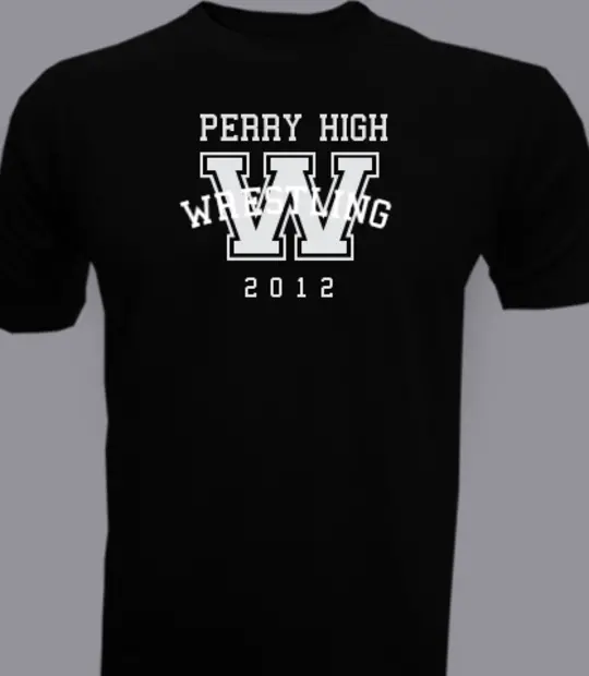 Black and white cat t shirt designs/ PERRY-HIGH T-Shirt