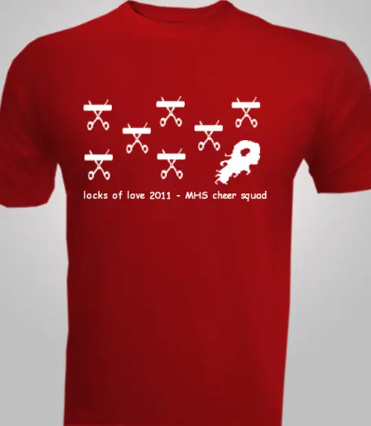 Charity run/walk Locks-of-Love T-Shirt