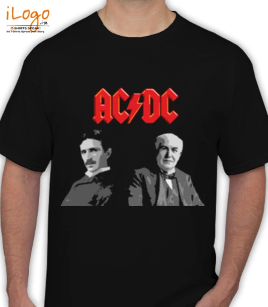 eee-acdc - Men's T-Shirt