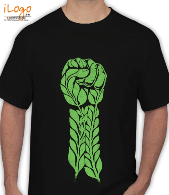 Flowerblack greenrev T-Shirt