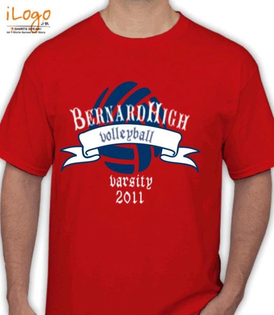 Walk Bernard-Volleyball- T-Shirt