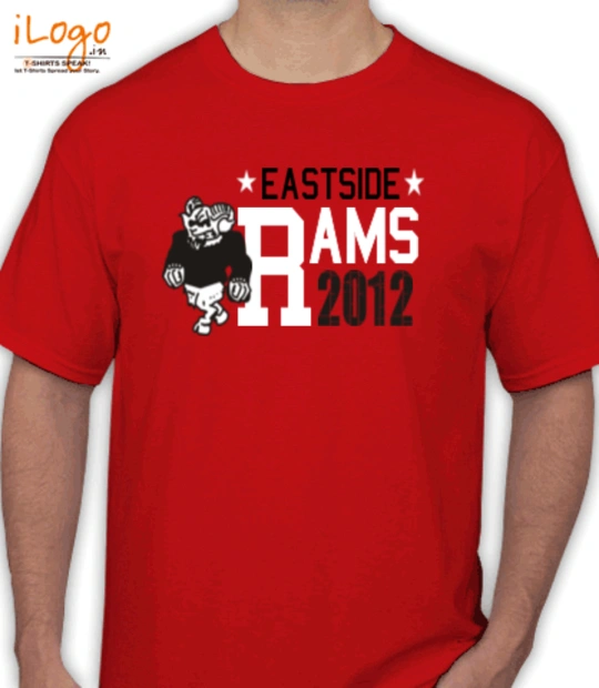 Super_Man_Red_White_and_Blue T Eastside-Rams T-Shirt