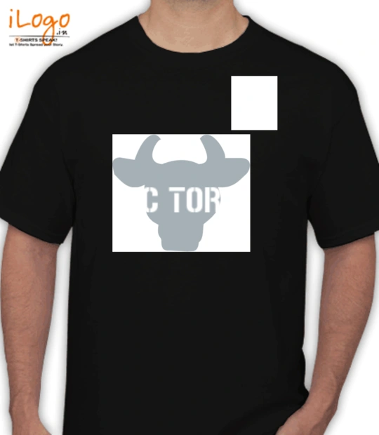 Black cartoon FC-TORO T-Shirt