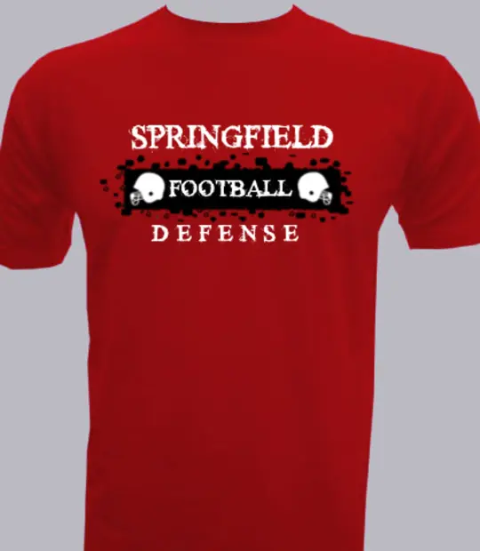 Football club SPRINGFIELD-D-E-F-E-N-S-E T-Shirt