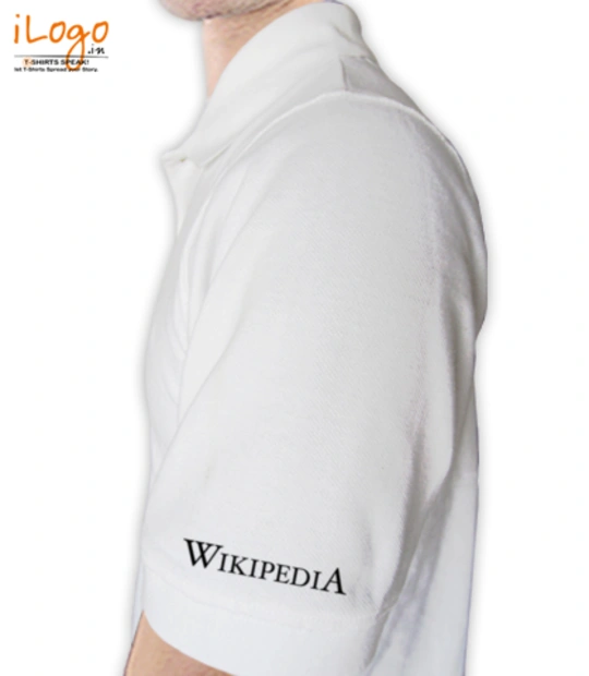 wikipediatshirt Left sleeve