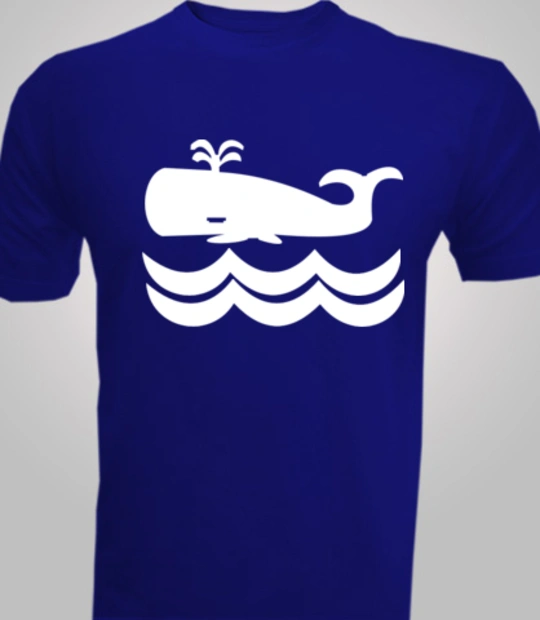 Whale- - Men's T-Shirt