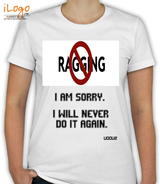 T shirt NO-RAGGING-FIN T-Shirt
