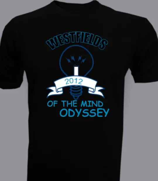 Black cartoon Odyssey-and-Mind T-Shirt