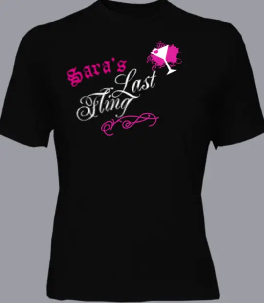 Walk Saras-last-fling-design T-Shirt